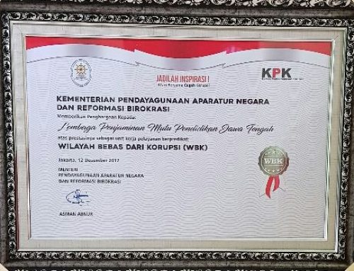 LPMP Jawa Tengah Raih WBK
